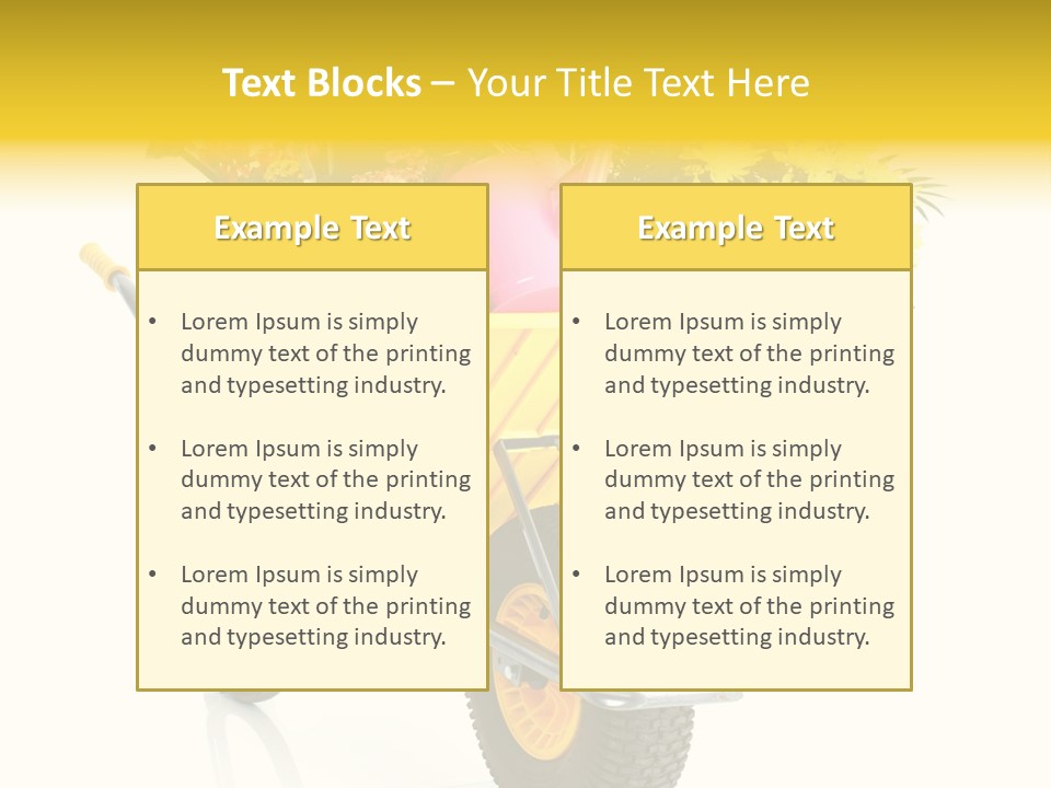 Green Blossom Spring PowerPoint Template