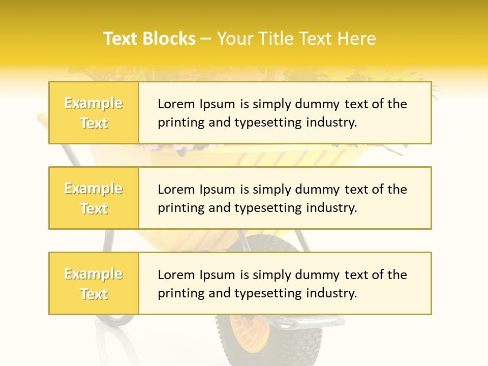 Green Blossom Spring PowerPoint Template