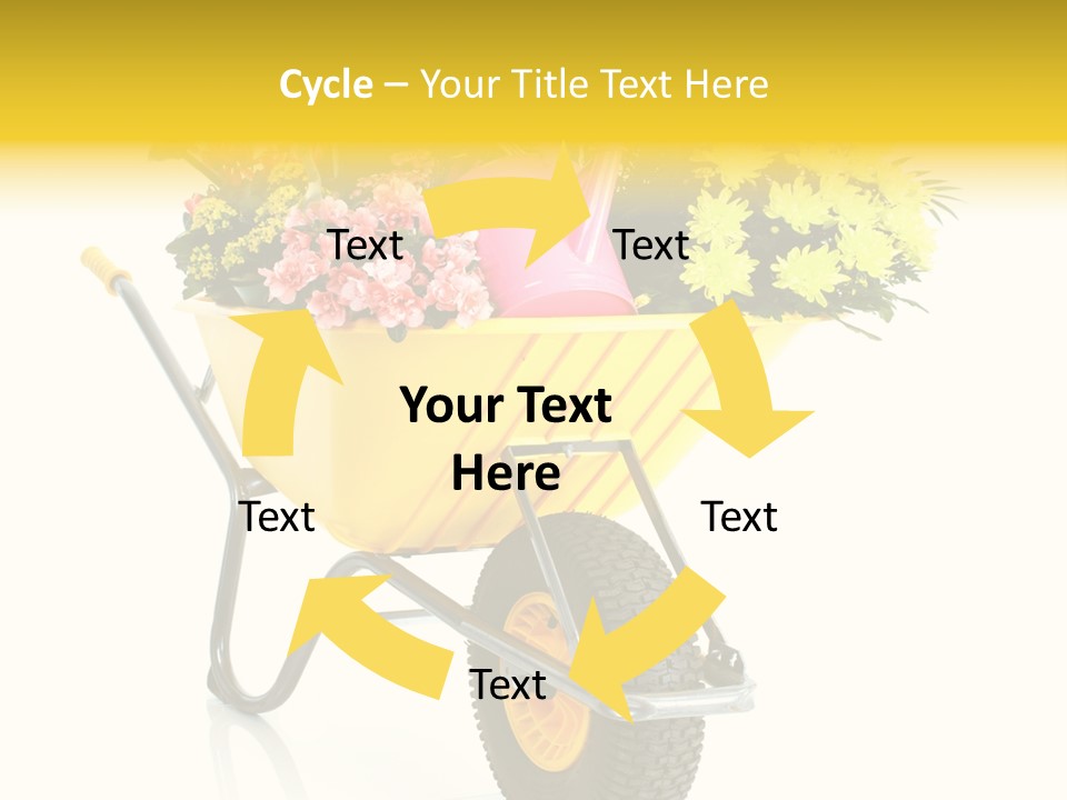 Green Blossom Spring PowerPoint Template