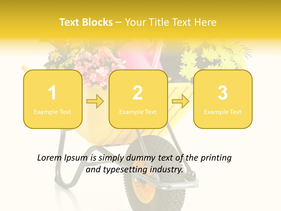 Green Blossom Spring PowerPoint Template