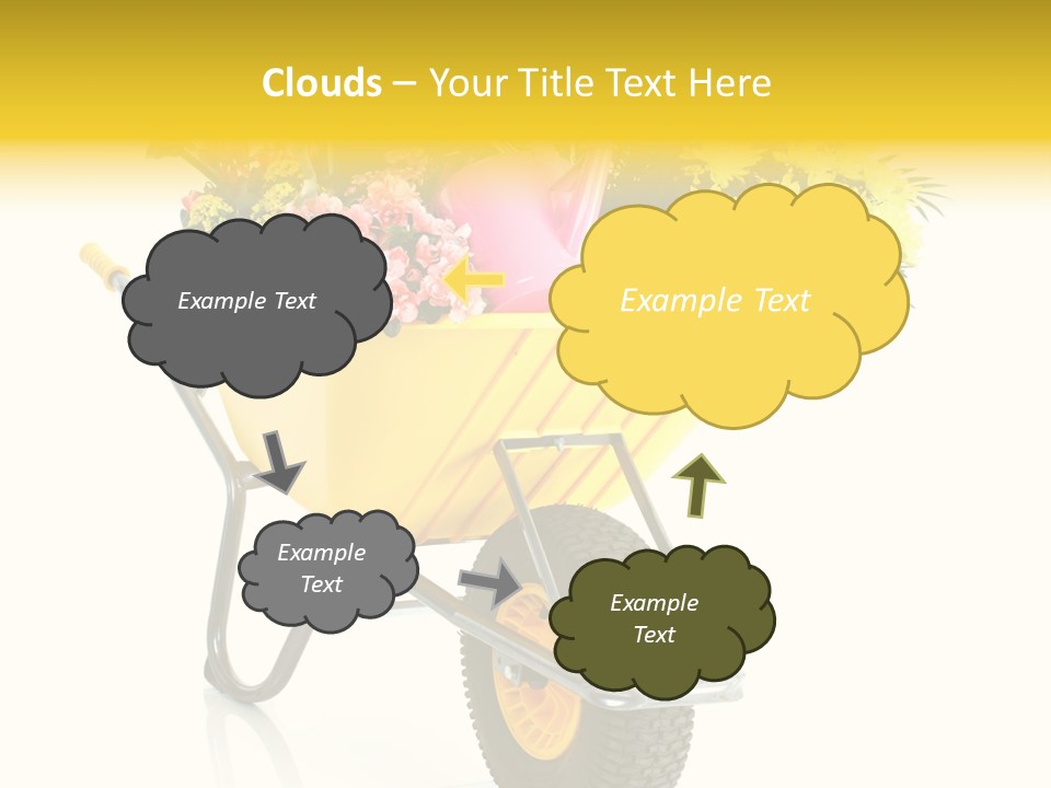Green Blossom Spring PowerPoint Template