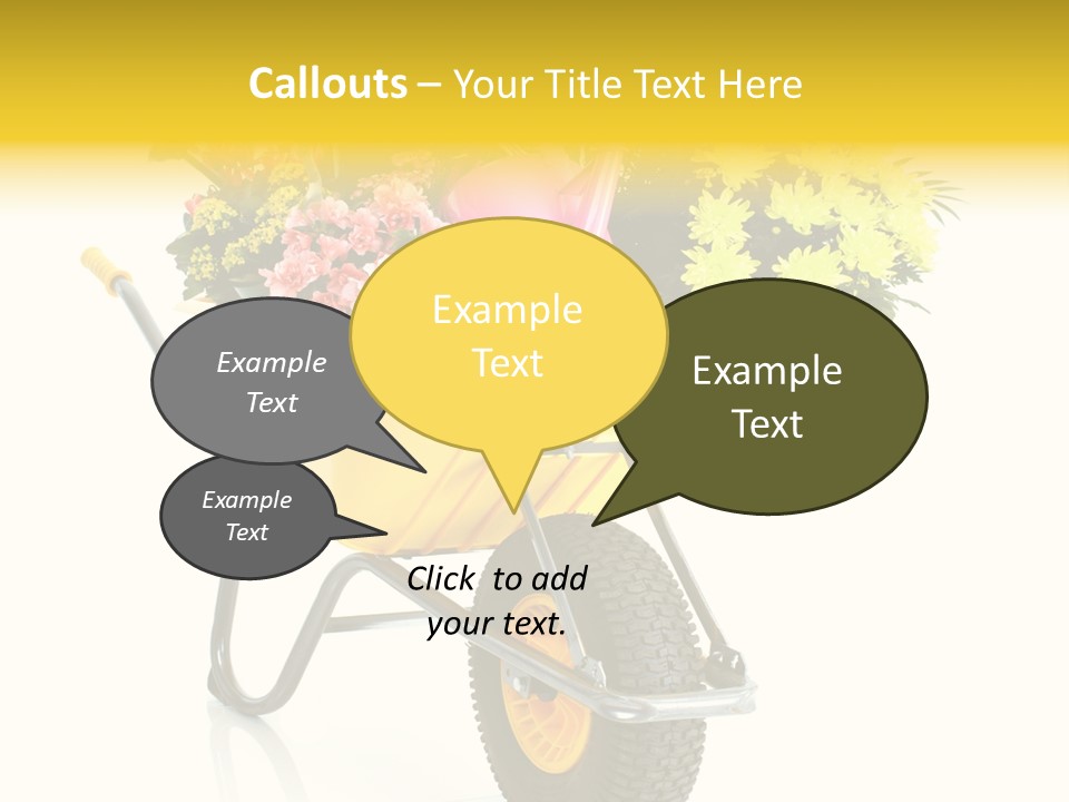 Green Blossom Spring PowerPoint Template