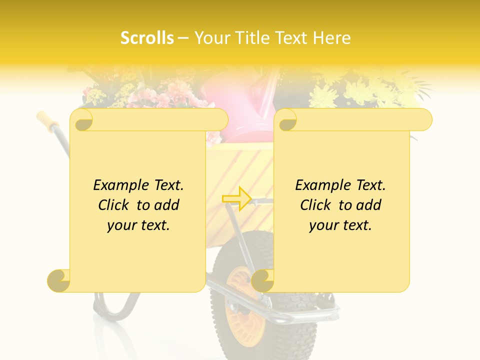 Green Blossom Spring PowerPoint Template