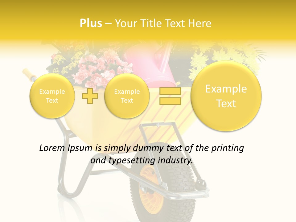 Green Blossom Spring PowerPoint Template