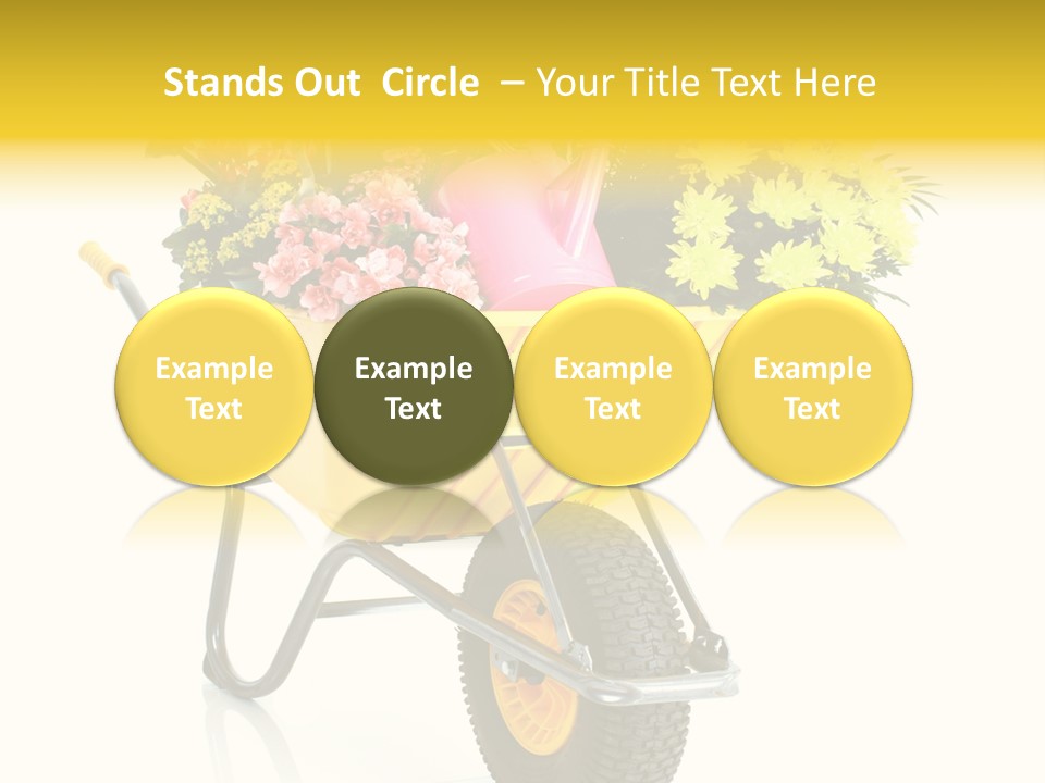 Green Blossom Spring PowerPoint Template