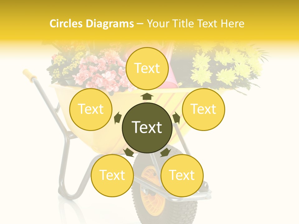 Green Blossom Spring PowerPoint Template