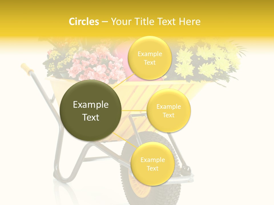 Green Blossom Spring PowerPoint Template