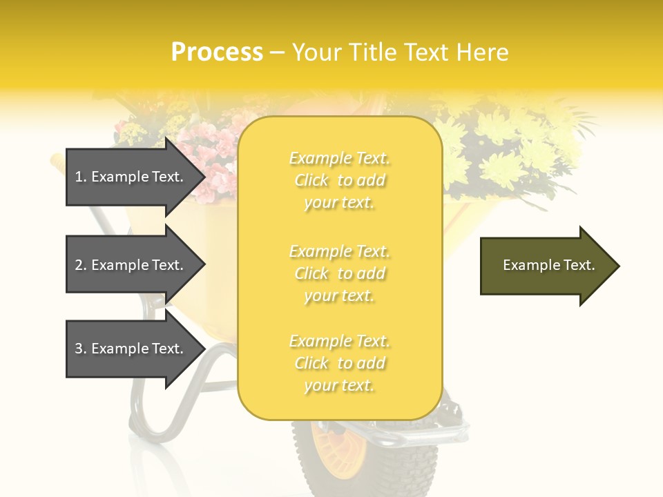 Green Blossom Spring PowerPoint Template