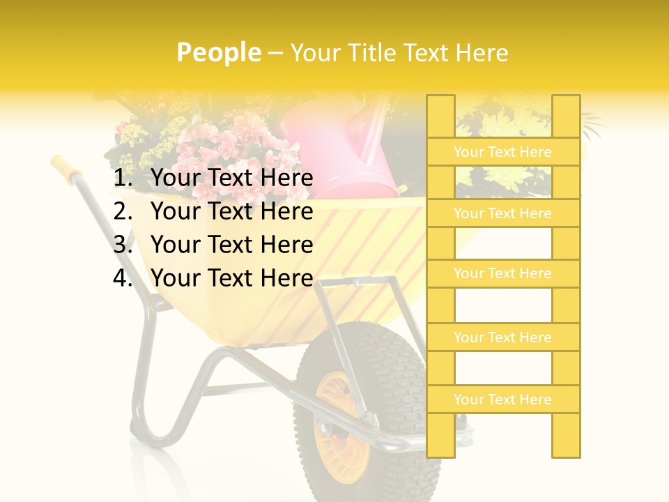 Green Blossom Spring PowerPoint Template