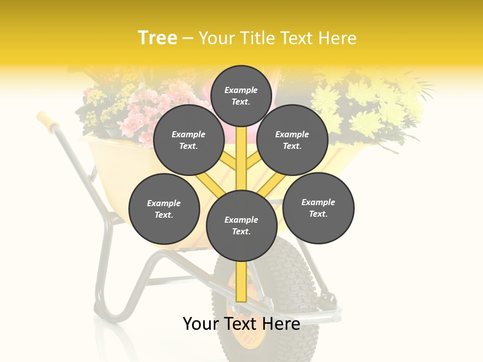 Green Blossom Spring PowerPoint Template