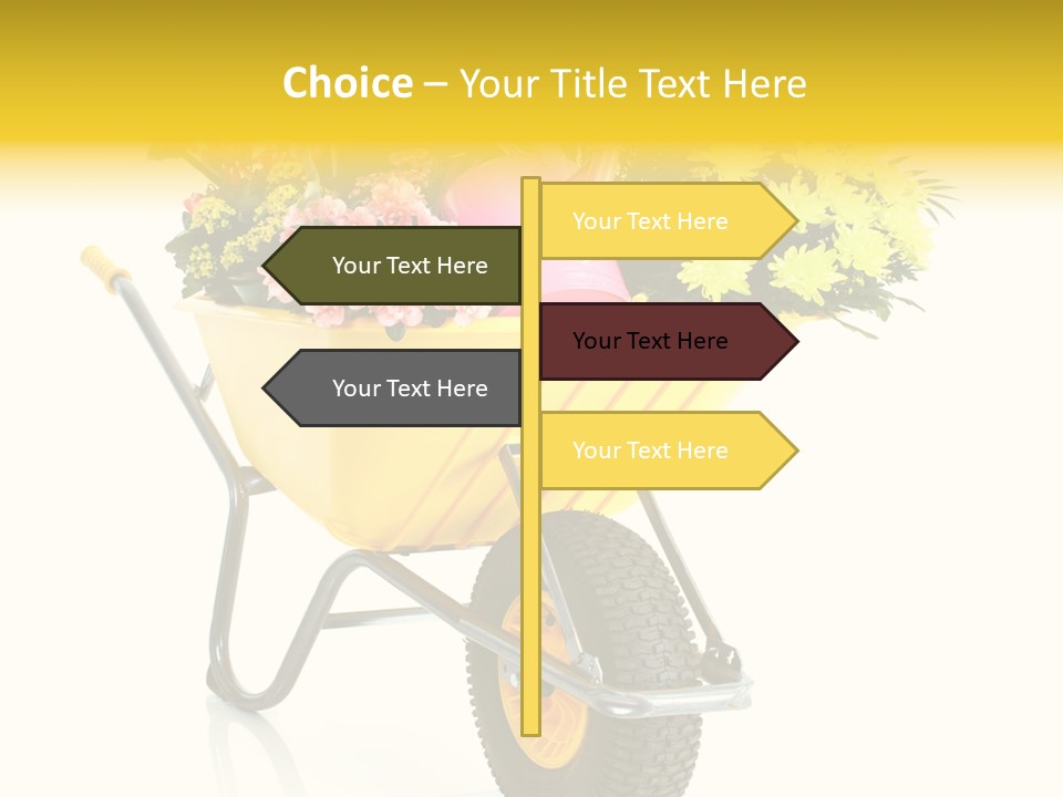 Green Blossom Spring PowerPoint Template