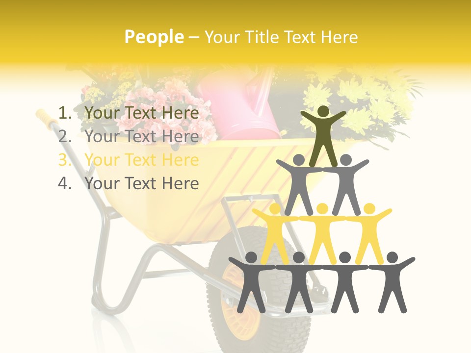 Green Blossom Spring PowerPoint Template