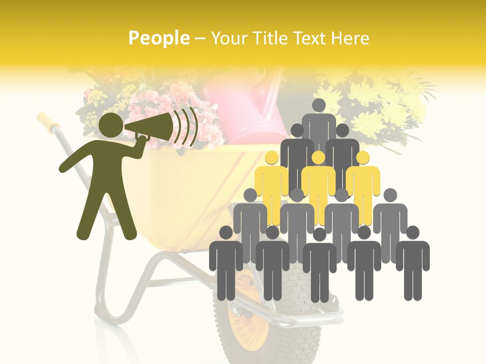 Green Blossom Spring PowerPoint Template