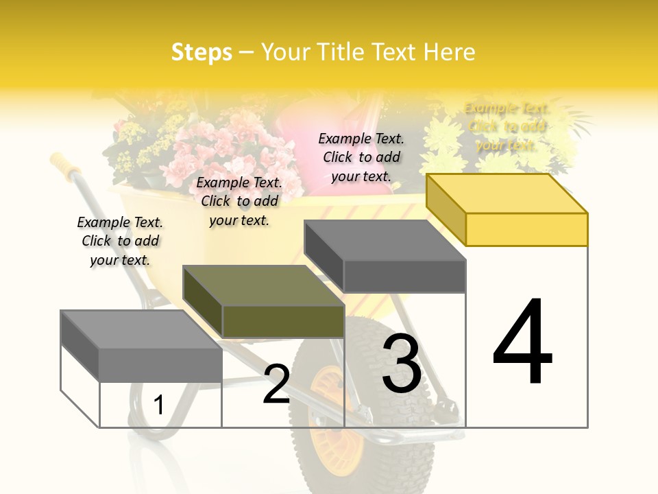 Green Blossom Spring PowerPoint Template
