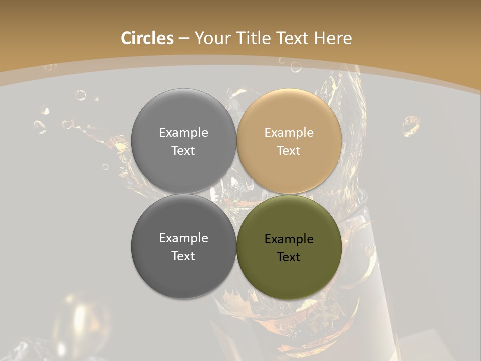 Ice Cube Splash PowerPoint Template