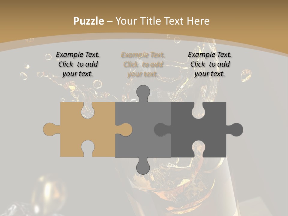 Ice Cube Splash PowerPoint Template