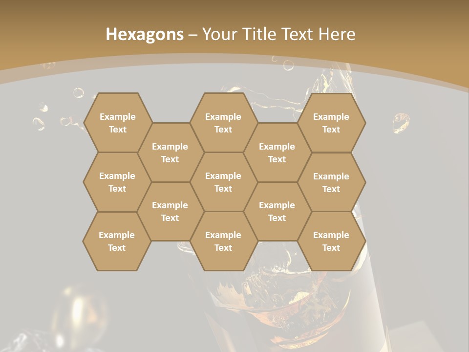 Ice Cube Splash PowerPoint Template