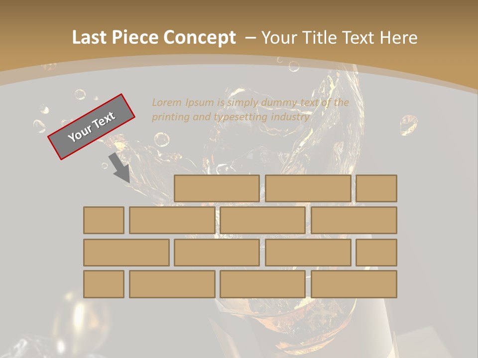 Ice Cube Splash PowerPoint Template