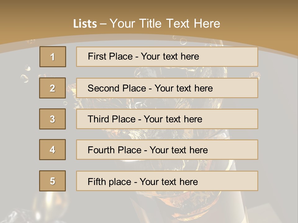 Ice Cube Splash PowerPoint Template