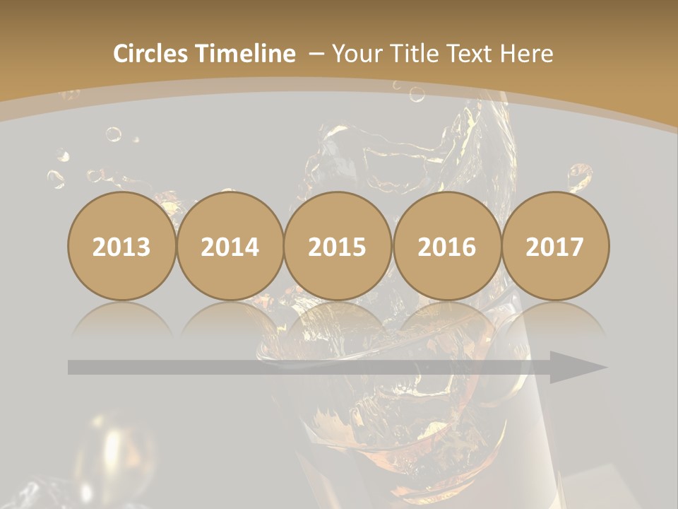 Ice Cube Splash PowerPoint Template