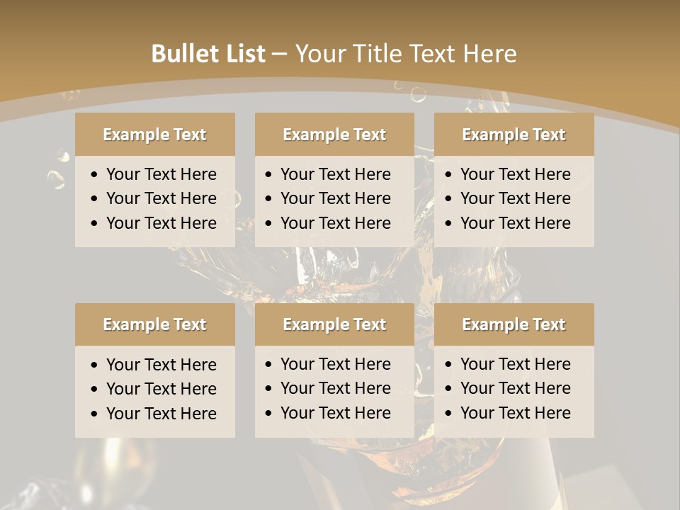Ice Cube Splash PowerPoint Template