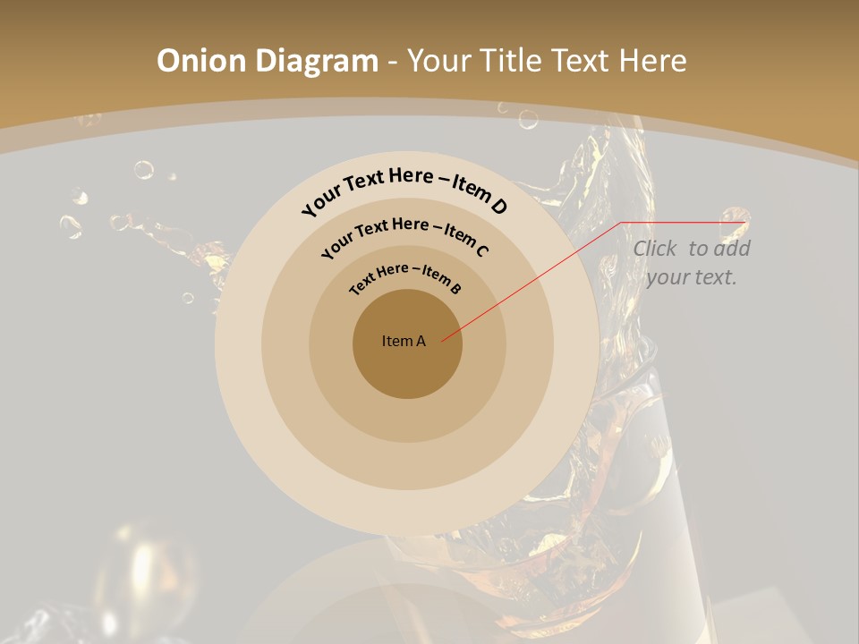 Ice Cube Splash PowerPoint Template