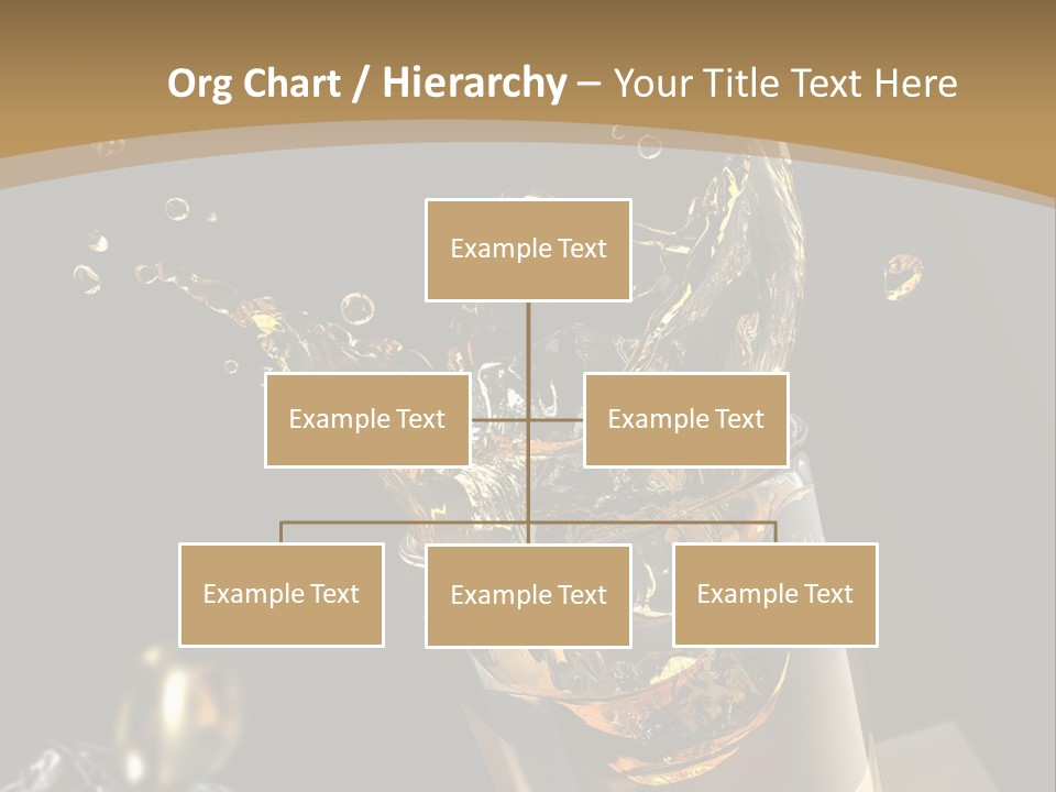 Ice Cube Splash PowerPoint Template