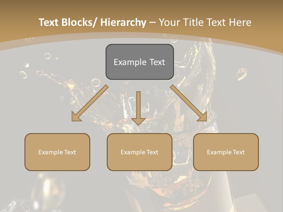 Ice Cube Splash PowerPoint Template
