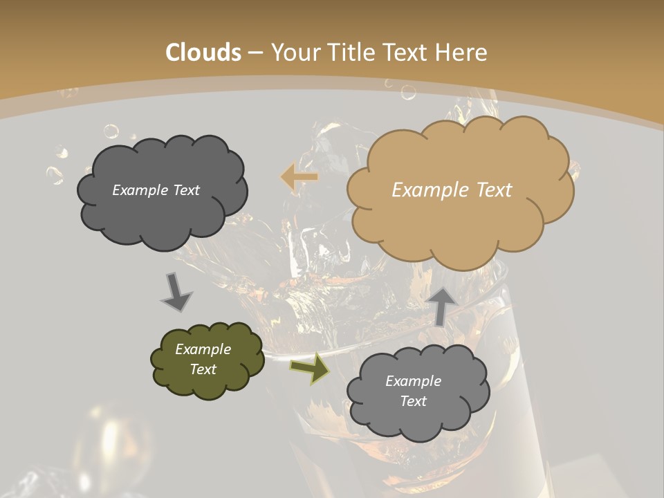 Ice Cube Splash PowerPoint Template
