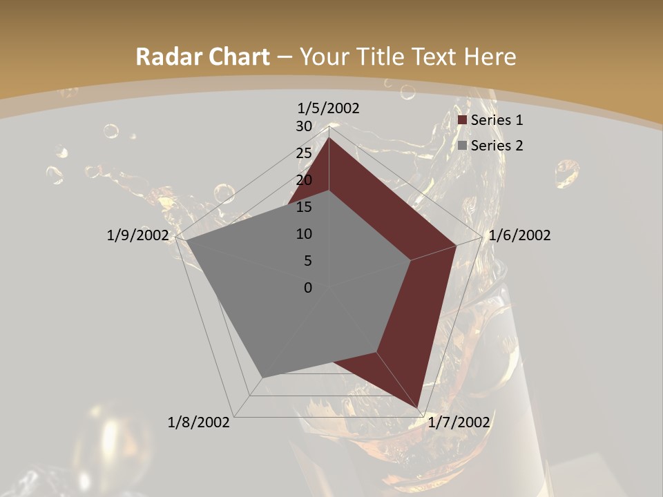 Ice Cube Splash PowerPoint Template