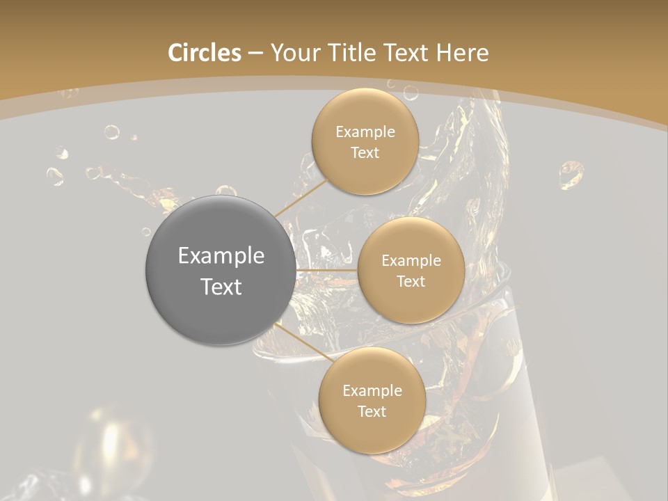 Ice Cube Splash PowerPoint Template