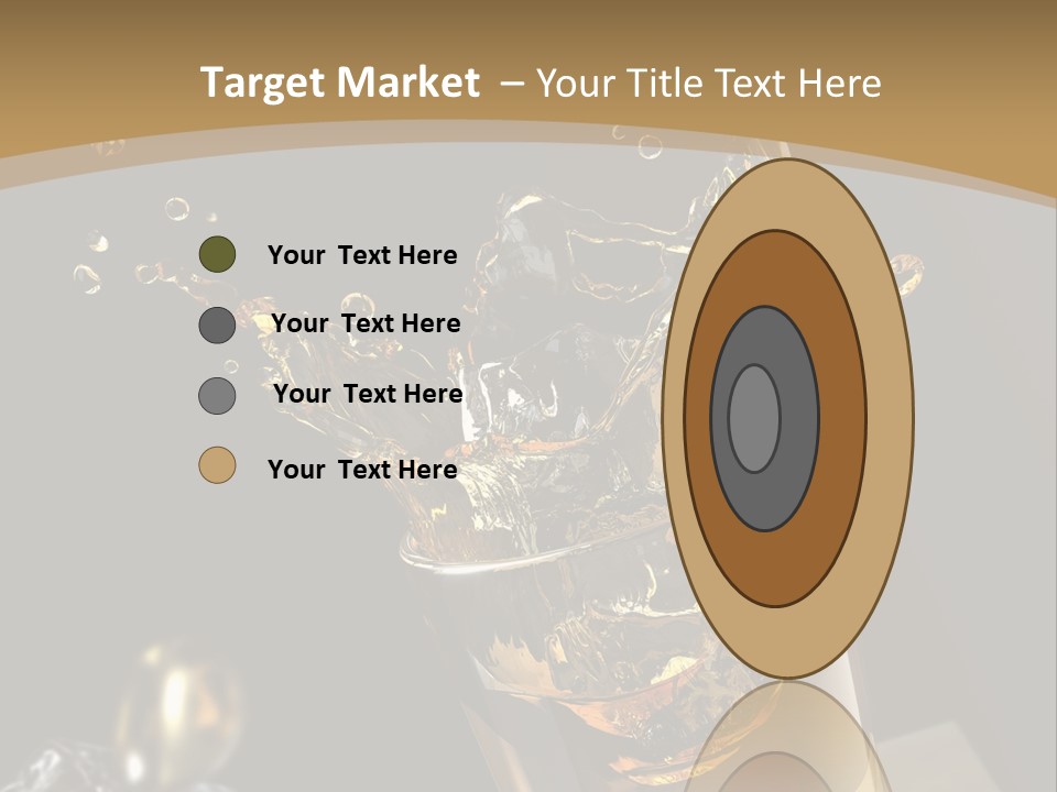 Ice Cube Splash PowerPoint Template