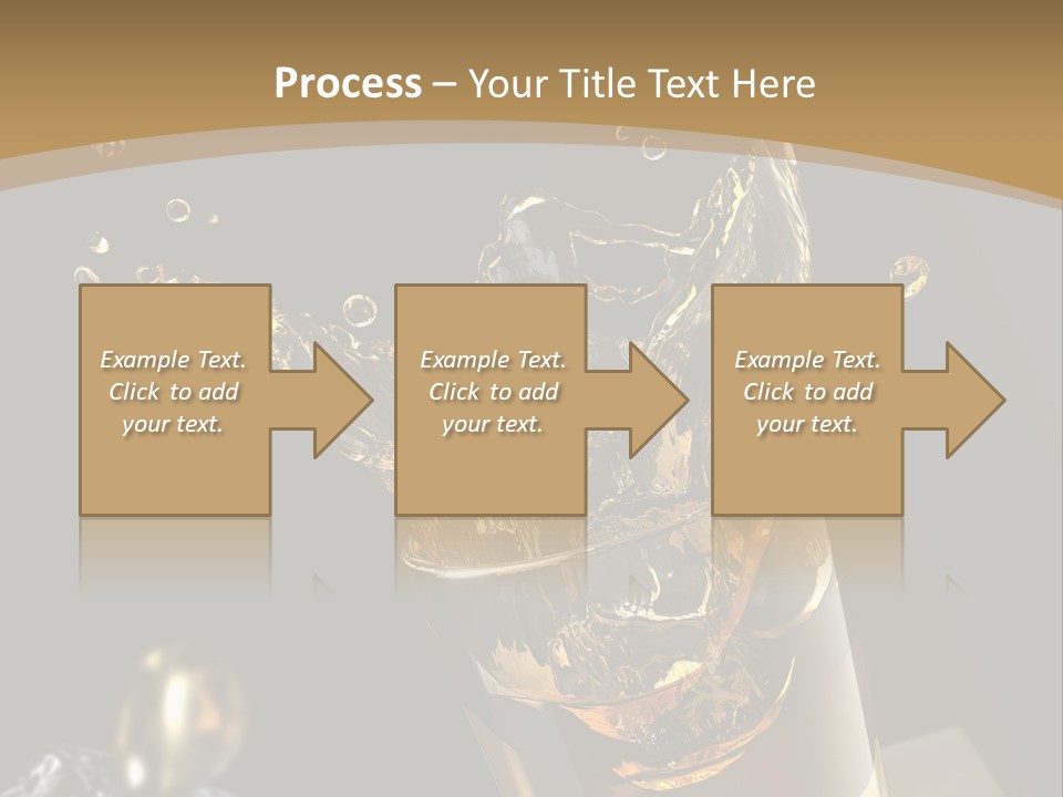 Ice Cube Splash PowerPoint Template