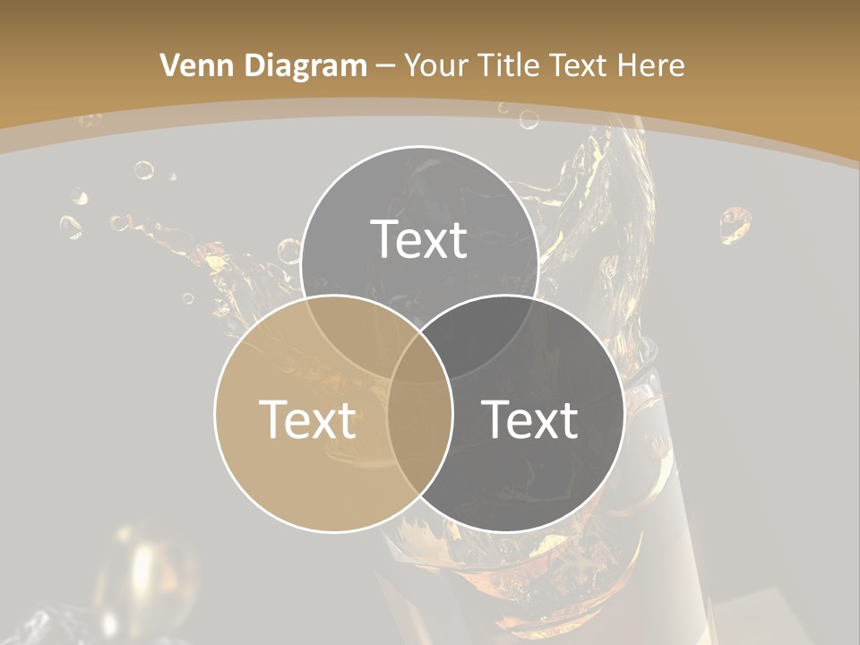 Ice Cube Splash PowerPoint Template