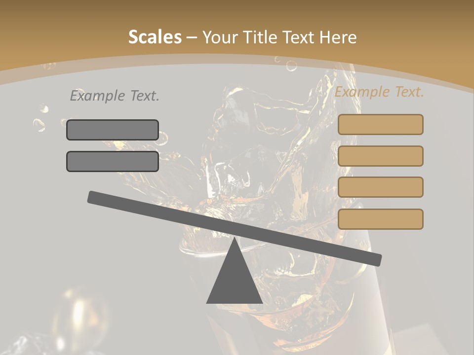 Ice Cube Splash PowerPoint Template