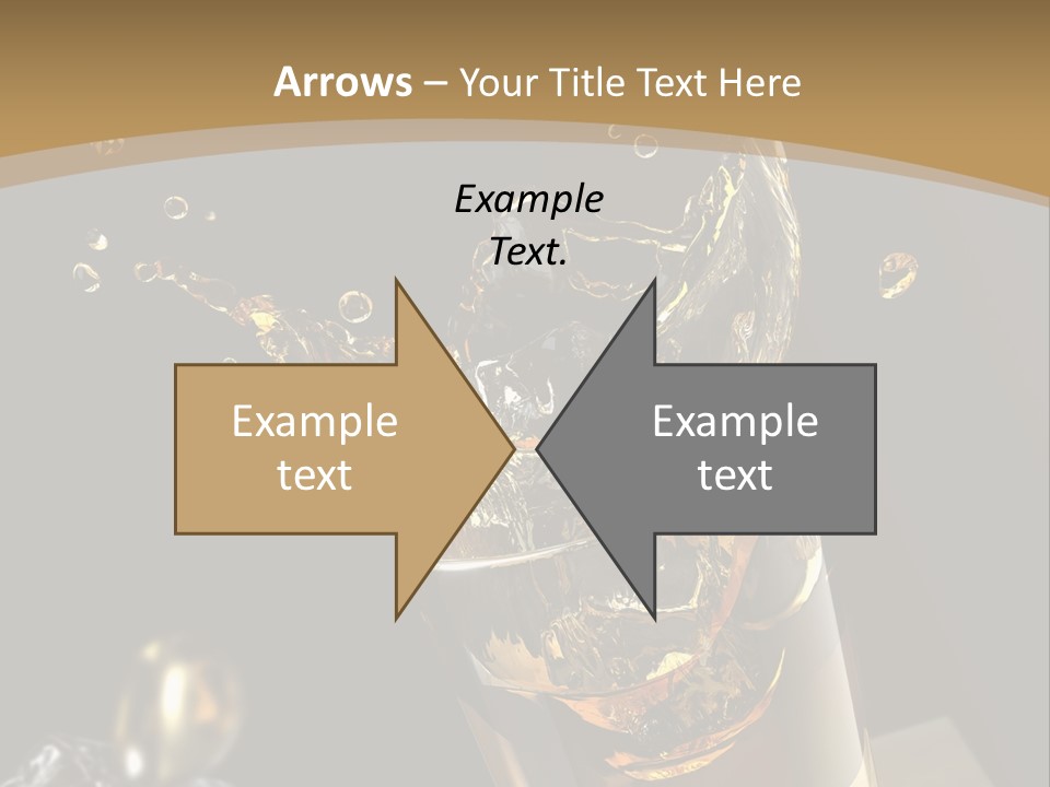 Ice Cube Splash PowerPoint Template