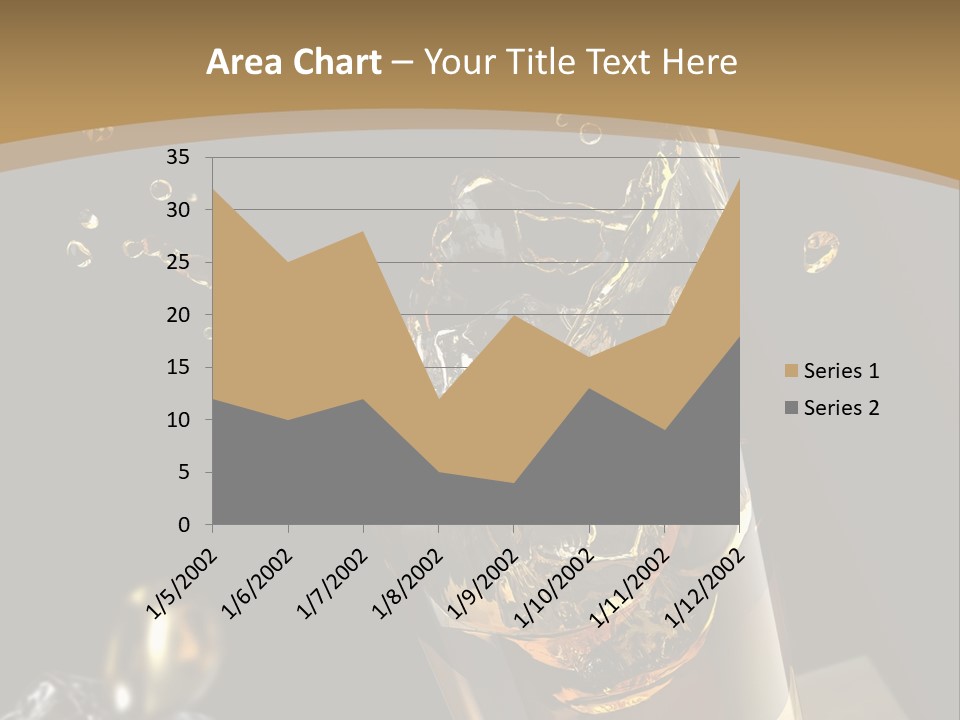 Ice Cube Splash PowerPoint Template