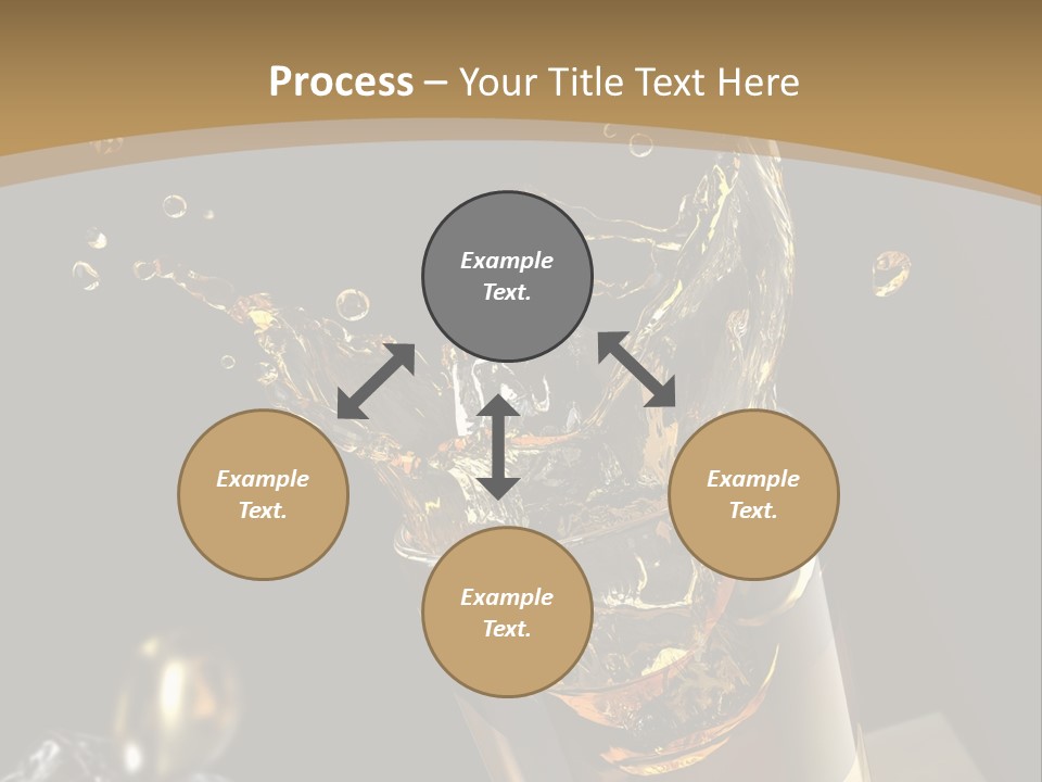 Ice Cube Splash PowerPoint Template