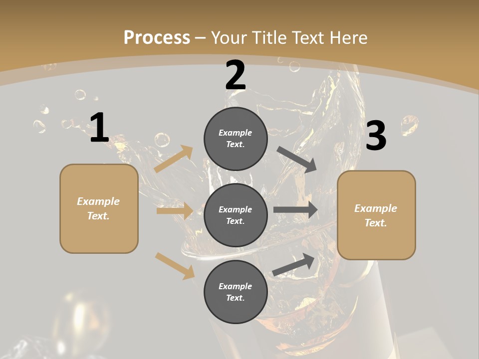 Ice Cube Splash PowerPoint Template