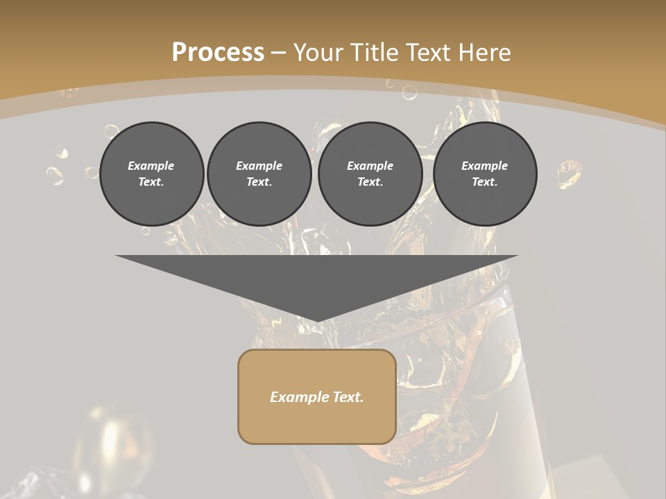 Ice Cube Splash PowerPoint Template