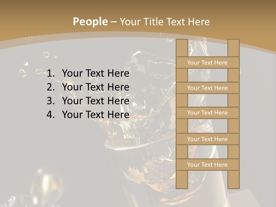 Ice Cube Splash PowerPoint Template