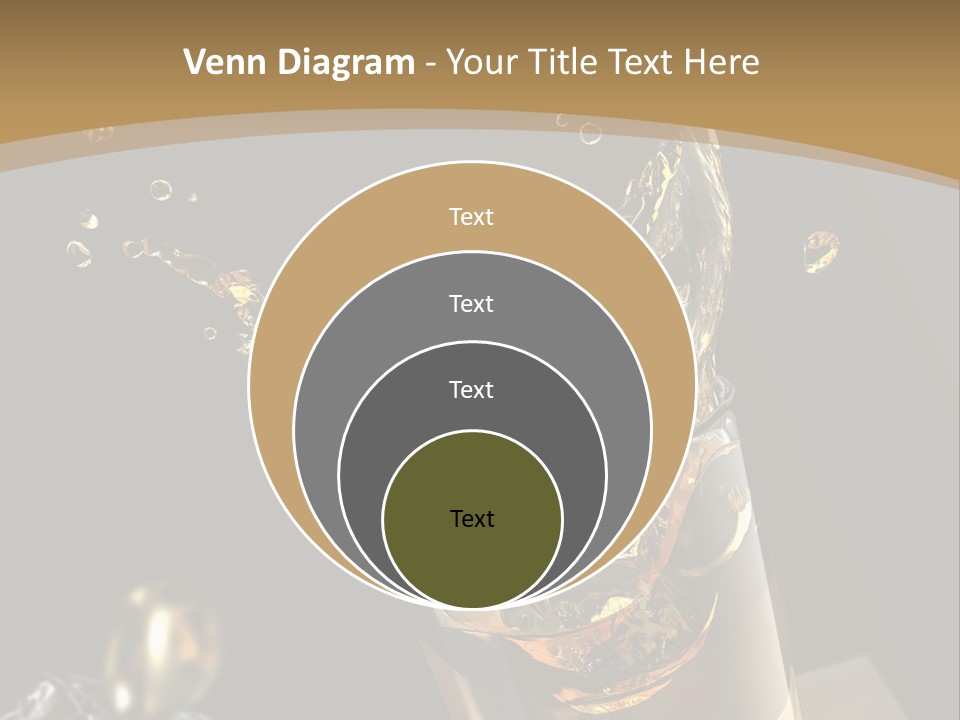 Ice Cube Splash PowerPoint Template