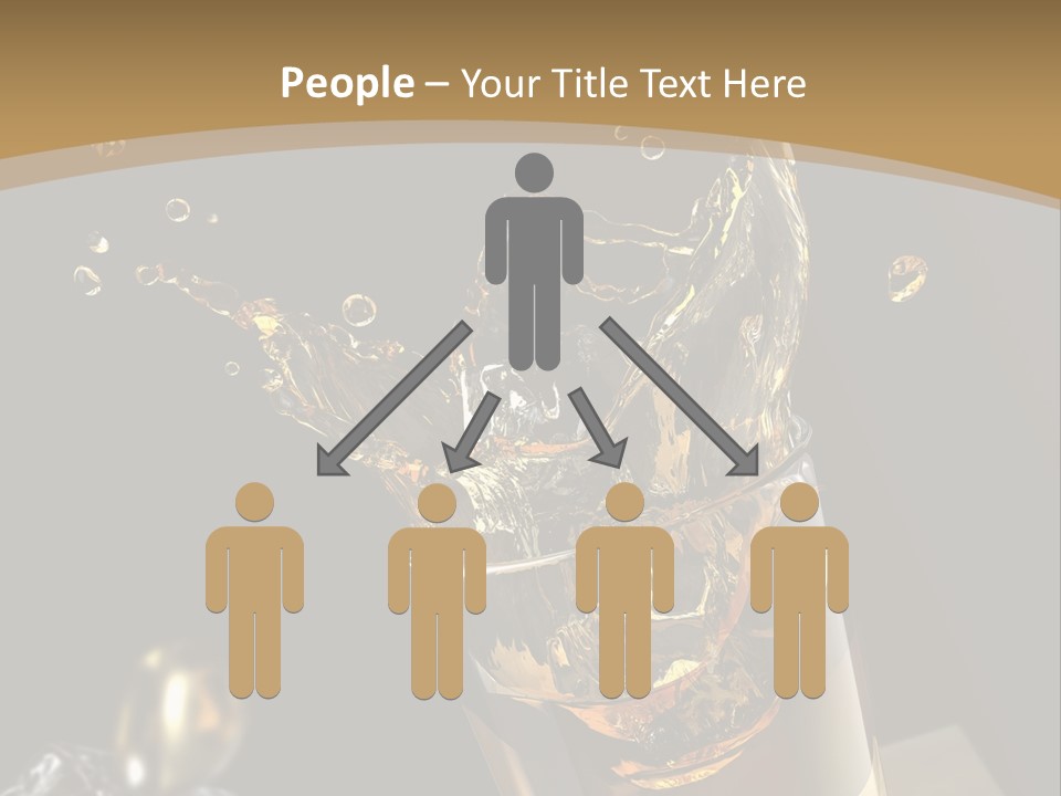 Ice Cube Splash PowerPoint Template