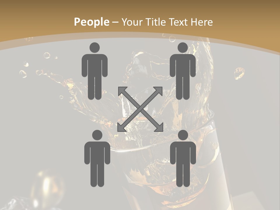 Ice Cube Splash PowerPoint Template