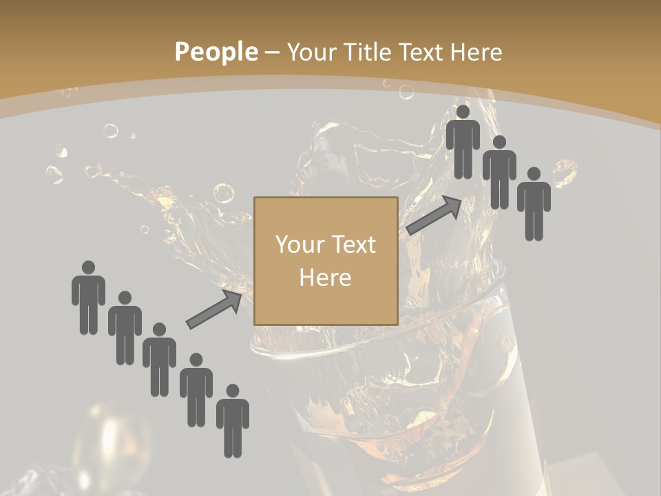 Ice Cube Splash PowerPoint Template