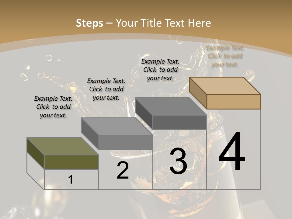 Ice Cube Splash PowerPoint Template