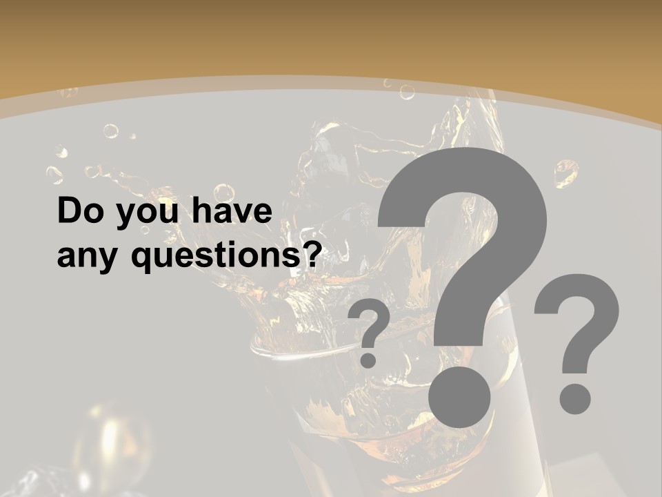 Ice Cube Splash PowerPoint Template