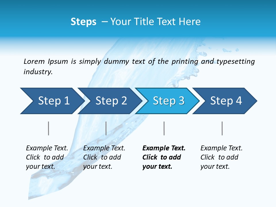 Thirst Thirsty Fresh PowerPoint Template