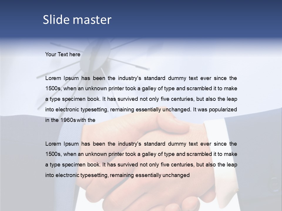 Union Pair Agreement PowerPoint Template