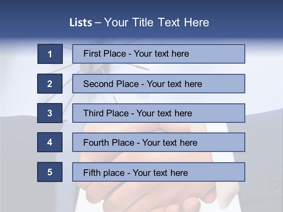 Union Pair Agreement PowerPoint Template